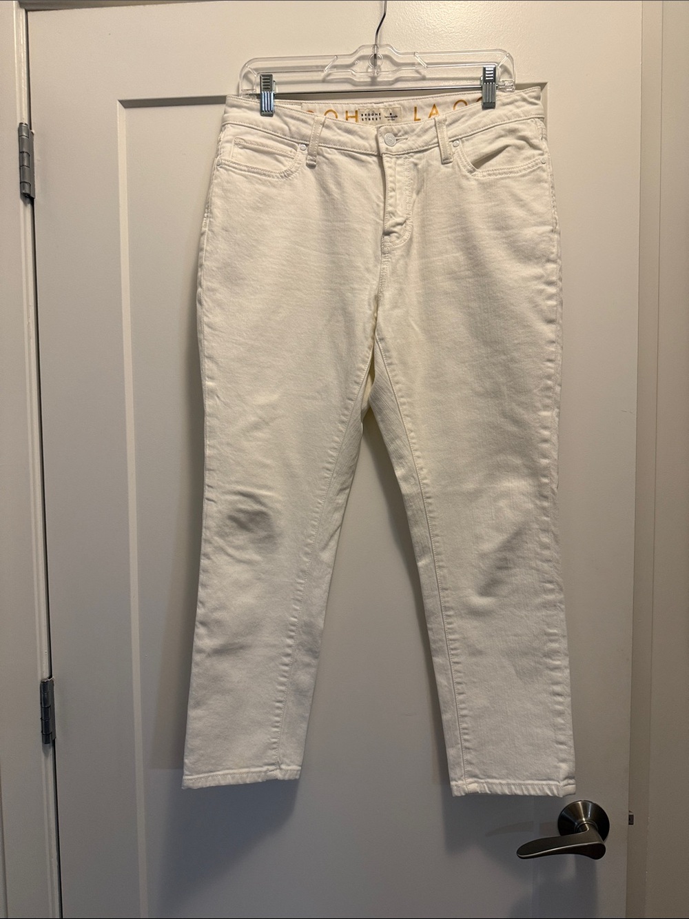 kate spade Broome Street White Jeans